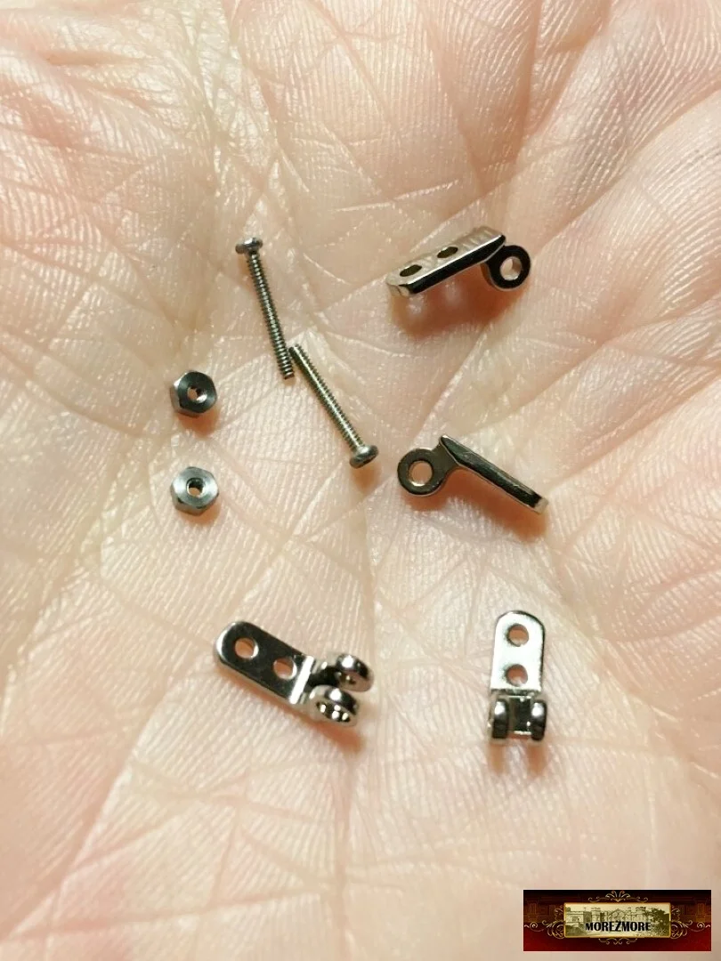 M00783x5-FS MOREZMORE HPA 10 Micro Hinges SMALL Stop Motion Puppet Wrist Elbow 2