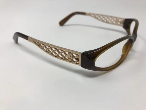 Macarius Eyeglasses Frsmes Matte Gold Brown Bentley 1 59-16-125 Frames Only CC98