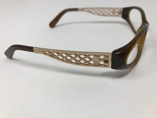 Macarius Eyeglasses Frsmes Matte Gold Brown Bentley 1 59-16-125 Frames Only CC98 2