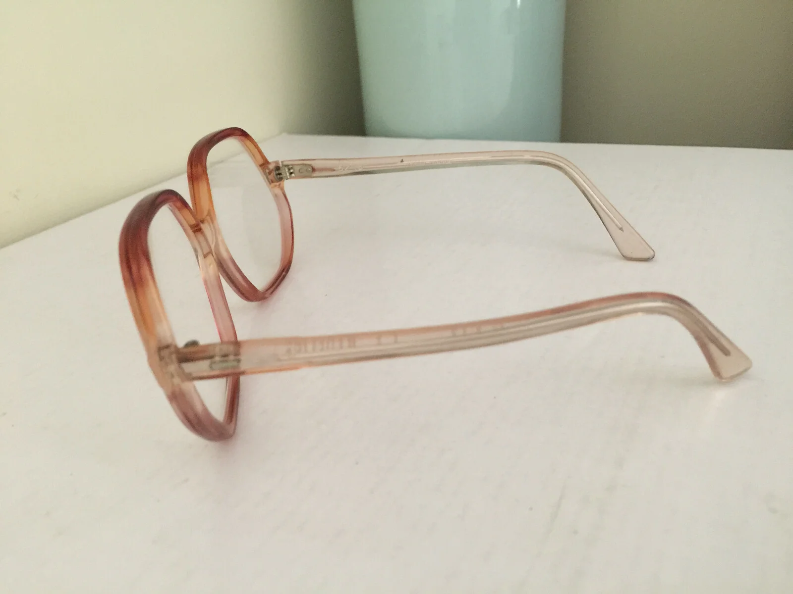 Madeline Eyeglasses Rounded Hexagon France Frame Size 52[ ]18 135 Rare! 2