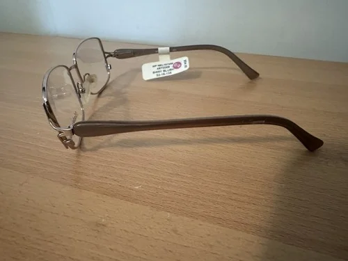 MADISON AVENUE Eyeglasses Metal Plastic Frames Shiny Blush MAL 107 52-16-135 4