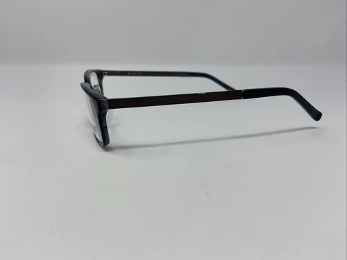 Magic Clip Eyeglasses Frame M414 7P 53-17-145 NV Navy/Gunmetal Full Rim NN81 3