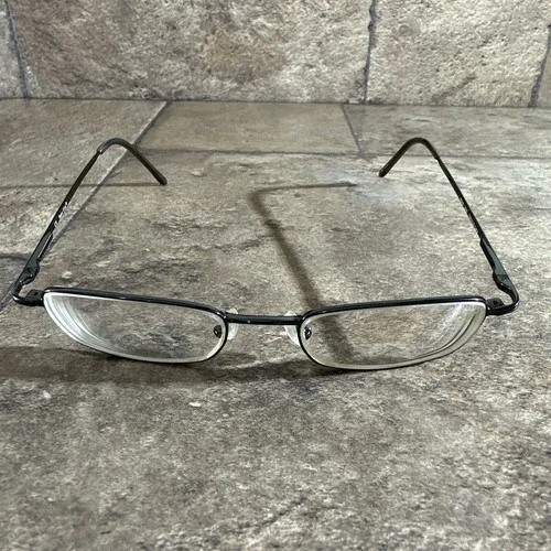 Magic Clip Eyeglasses Frames M240 Gunmetal 52-19-143 Flex Hinge Full Frame G2