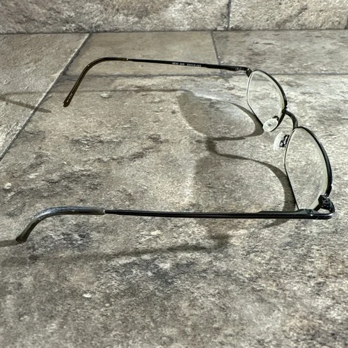 Magic Clip Eyeglasses Frames M240 Gunmetal 52-19-143 Flex Hinge Full Frame G2 4