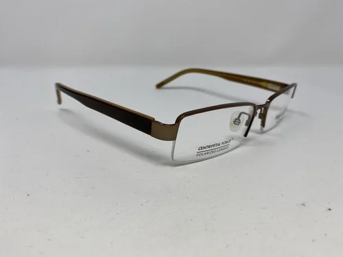 MAGIC CLIP Eyeglasses Frames M361 53-17-140 Brown Half Rim FT88 4