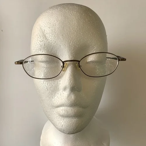 Magic Clip Eyeglasses M235 49-19-140 Antique Bronze Metal Frames No Sun Clip