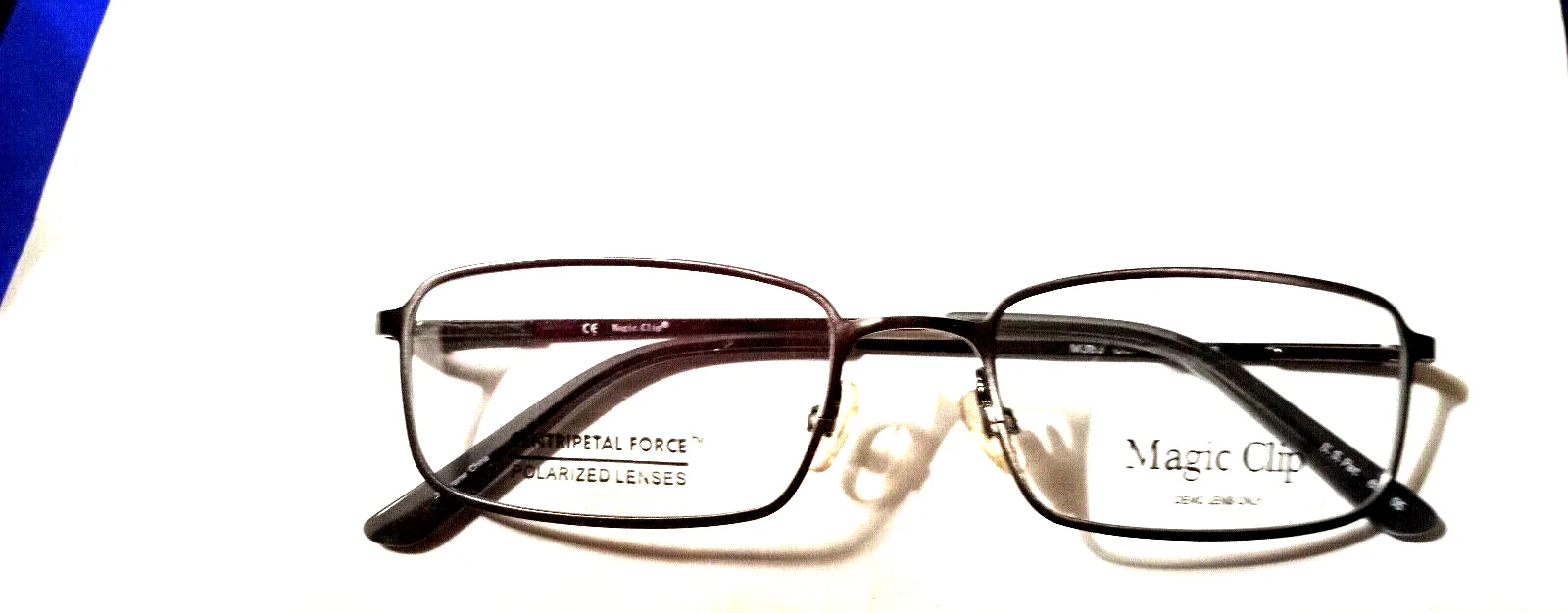 Magic clip eyeglasses M383 Gray full frame 2