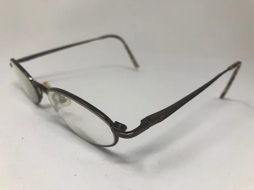Magic Clip Womens Eyeglasses M254 47-18-145 Dark Brown Polish NR69