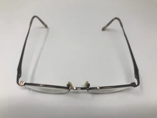 Magic Clip Womens Eyeglasses M254 47-18-145 Dark Brown Polish NR69 2