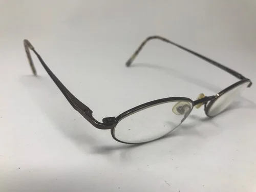 Magic Clip Womens Eyeglasses M254 47-18-145 Dark Brown Polish NR69 4