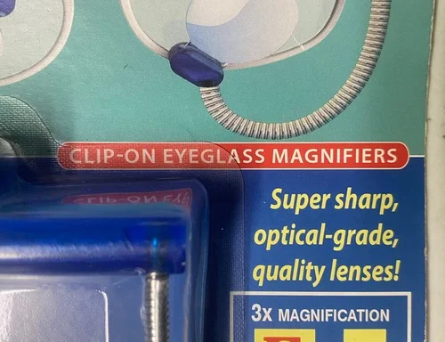 Magic Eyes Clip On Eyeglass Magnifiers 2