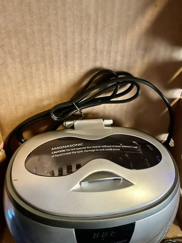 Magnasonic Professional Ultrasonic Jewelry Eyeglass Coin Cleaner Digital Timer 4