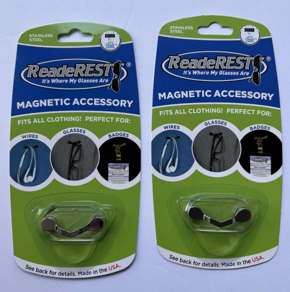 Magnetic Leather Sunglasses Holder for Car Sun Visor Eyeglass Hanger Clip USA 2