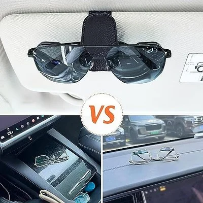 Magnetic Sunglass Holder for Car Sun Visor Card Clip Eyeglass Holder 3