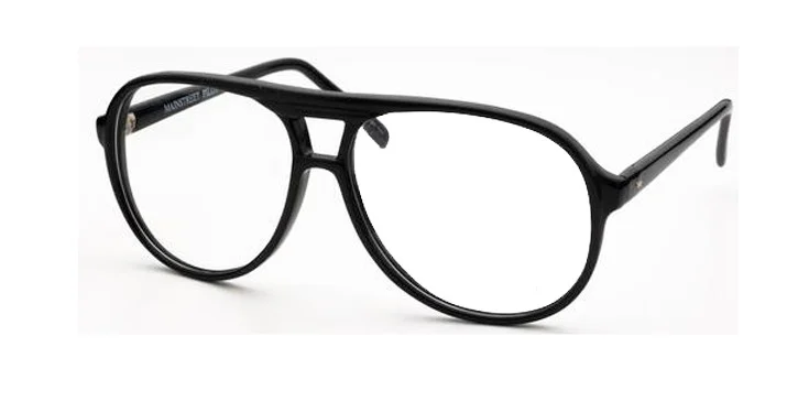 Mainstreet Pilot Aviator Eyeglass Frame 64-18-160 demi amber