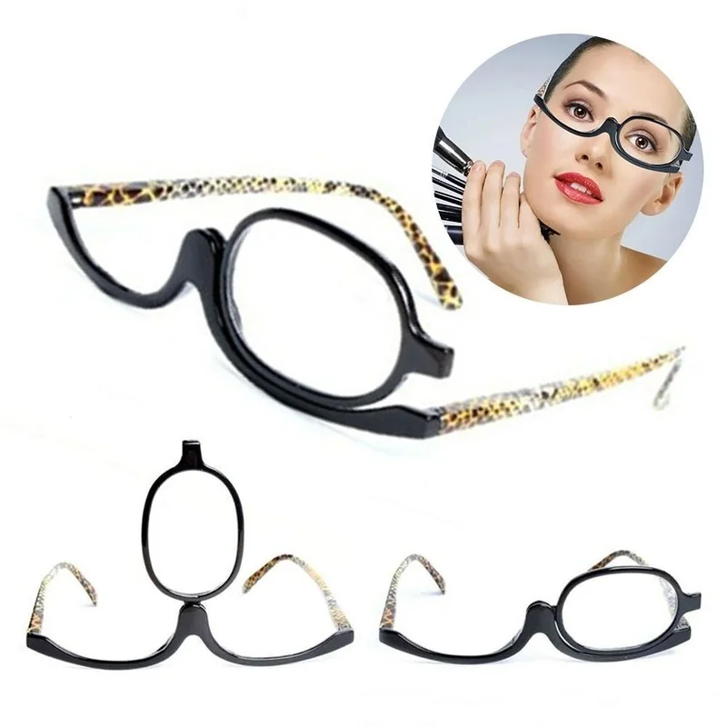 Makeup Reading Glasses Folding Eyeglasses Cosmetic Glasses Magnifying Glasses