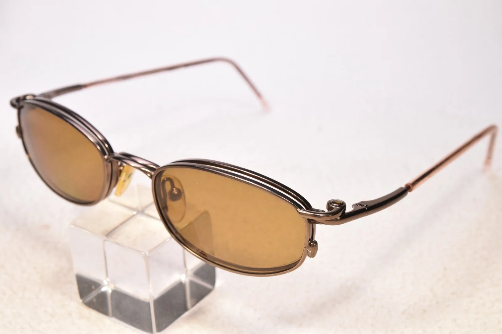 MANHATTAN MDX S-3018 EYEGLASS/SUNGLASS FRAMES 47[]19/140 WITH POLARIZED CLIP-ONS 2