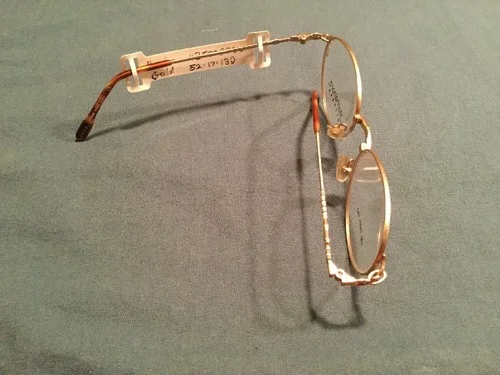 Manhattan MN-29 Eyeglasses Frames Boston Gold NEW! 3