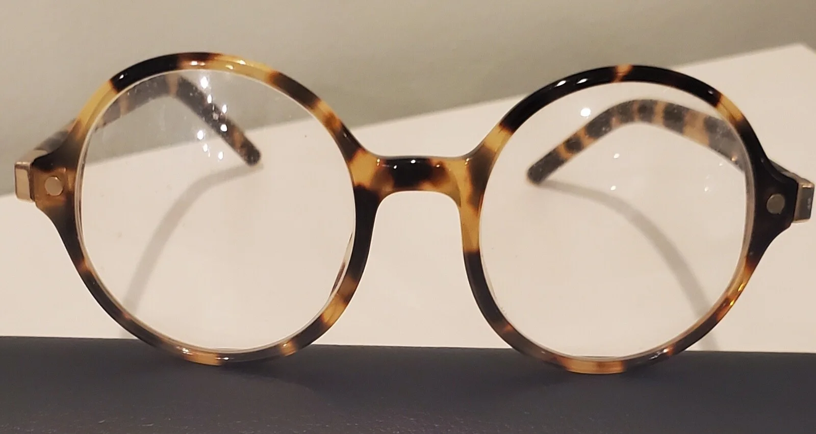 MARC by Marc Jacobs Eyeglasses Frame Tortoise Shell Round Gold Brown 2