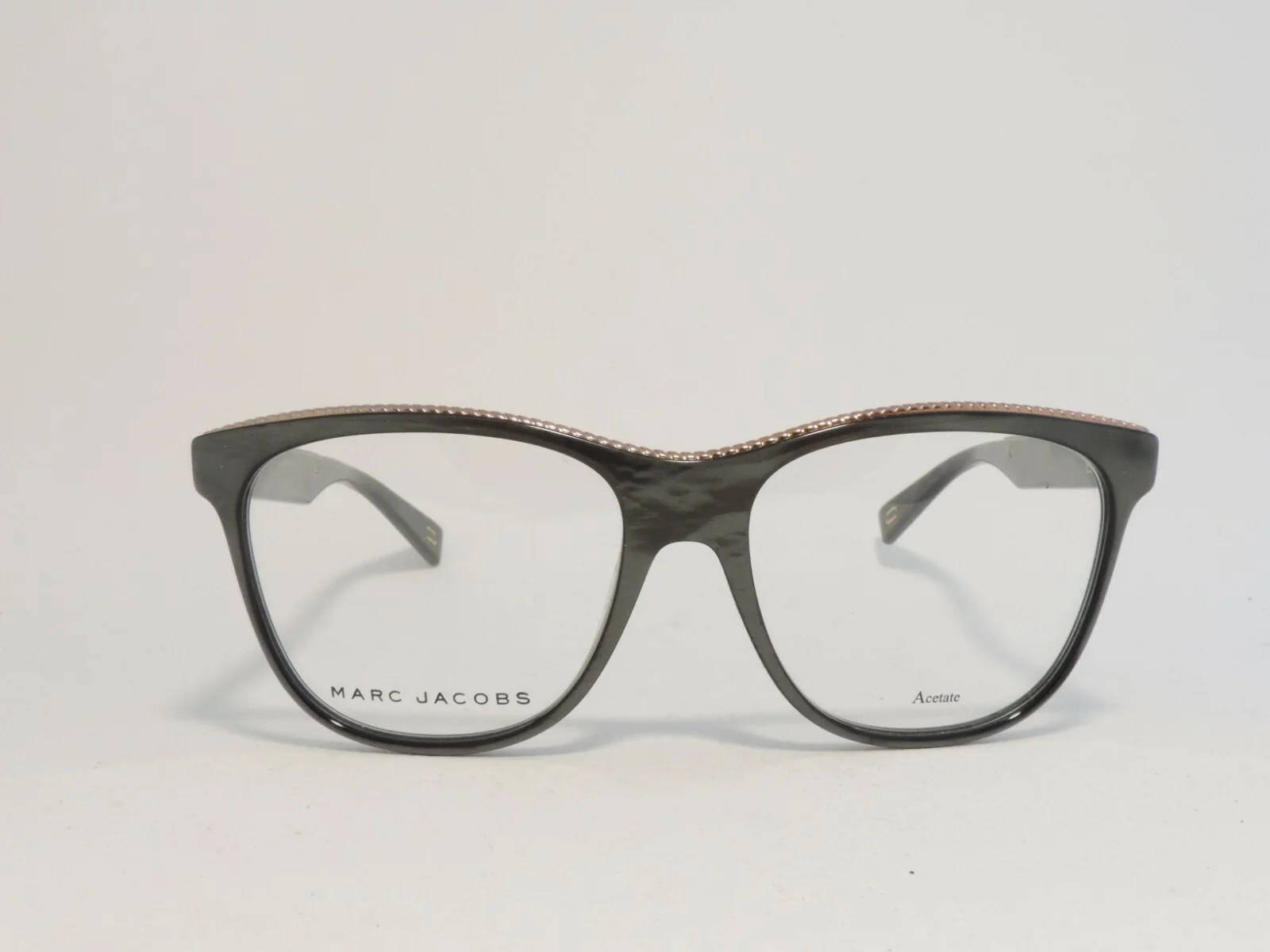 MARC JACOBS 164 ACETATE EYEGLASS FRAMES 0C8W GRAY MOTHER OF PEARL 54-16-140 NEW