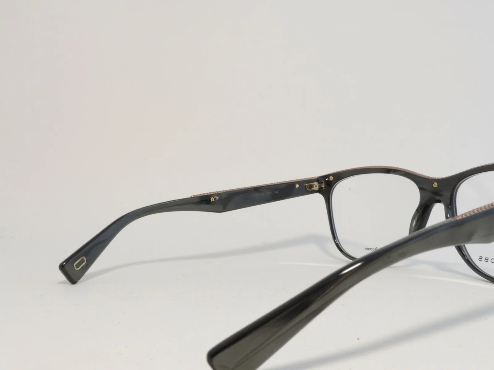 MARC JACOBS 164 ACETATE EYEGLASS FRAMES 0C8W GRAY MOTHER OF PEARL 54-16-140 NEW 4