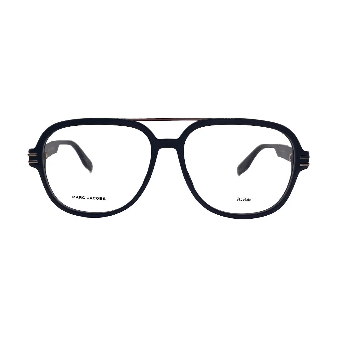 Marc Jacobs Black Square Eyeglasses Frames 57mm 15mm 145mm - MARC 638 807 2