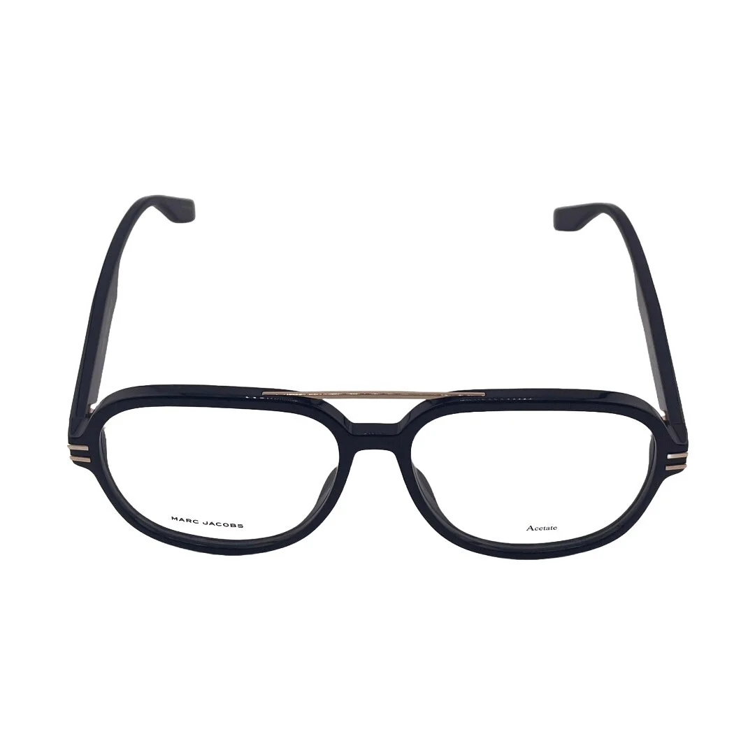 Marc Jacobs Black Square Eyeglasses Frames 57mm 15mm 145mm - MARC 638 807 3