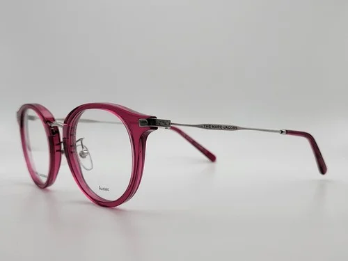 Marc Jacobs Marc 623/G P05 Burgundy Round Full Rim Eyeglass Frames 49-20-145 3
