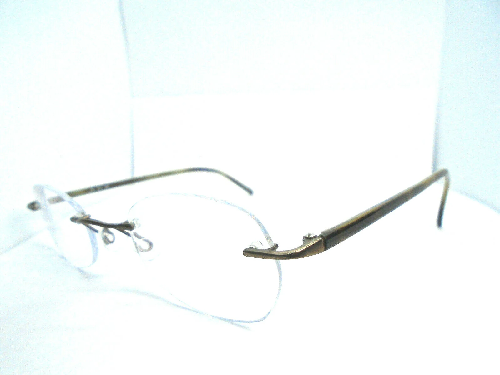 Marchon Airlock 2 770 014 Tortoise 49-18-135 Womens Rimless Eyeglasses Frames 3