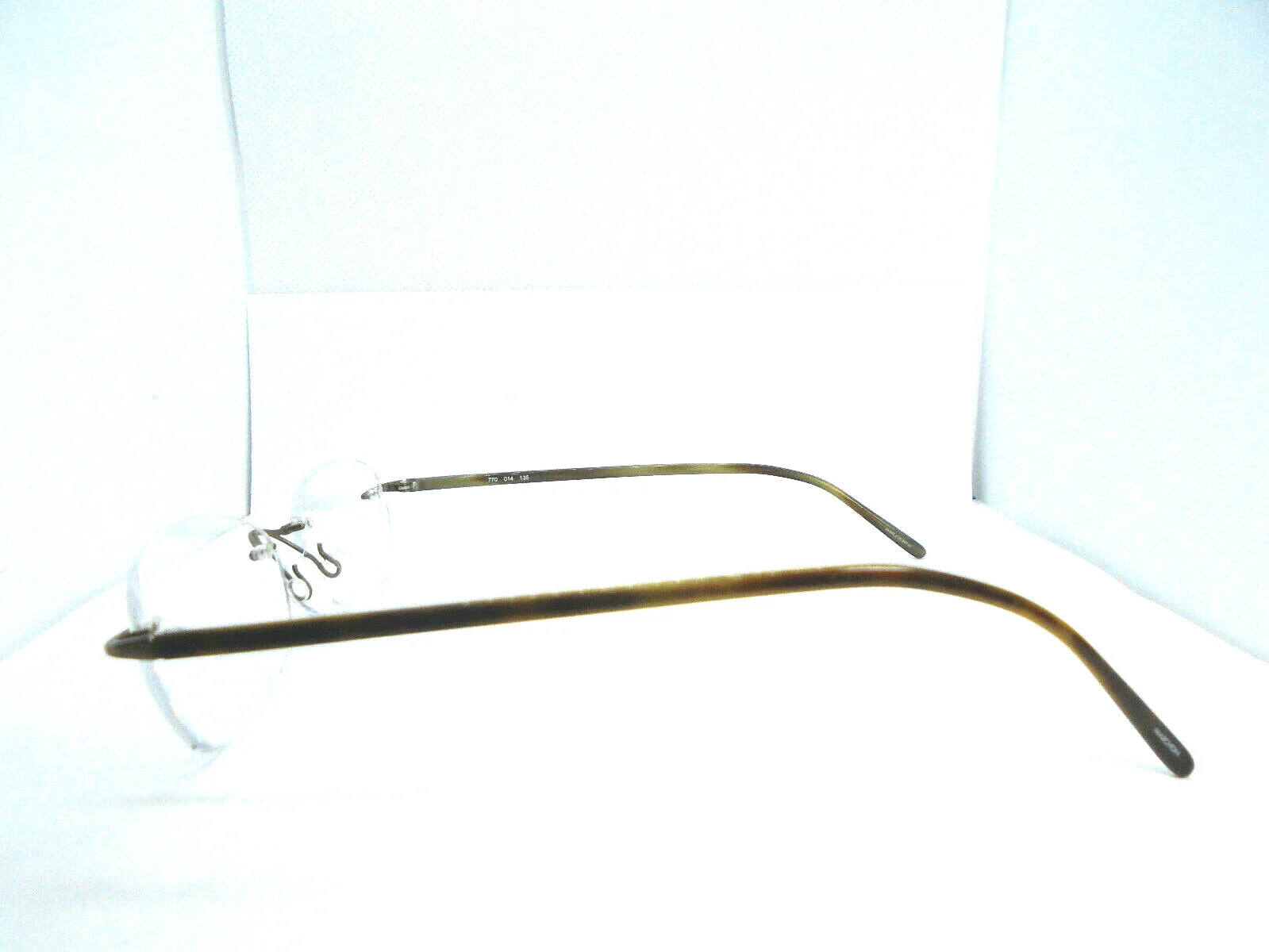 Marchon Airlock 2 770 014 Tortoise 49-18-135 Womens Rimless Eyeglasses Frames 4