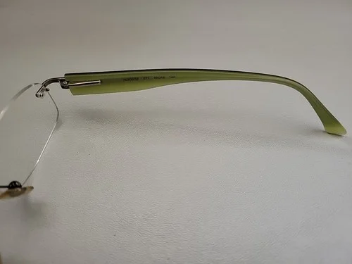 MARCHON AIRLOCK 2 AL800/52 071 Gunmetal Green Rimless Eyeglasses Frame 49-18 140 3