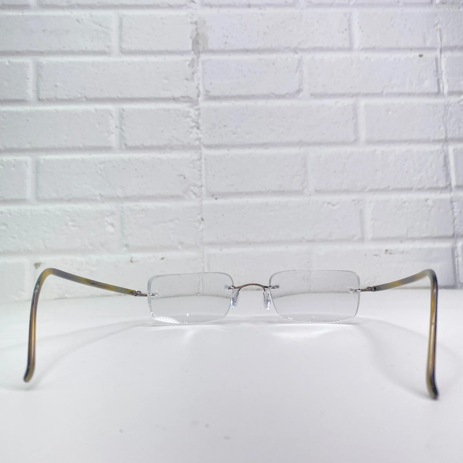Marchon Airlock 770/37 014 Eyeglasses Frames Brown Women 52-21-140 Rimless 23076 4