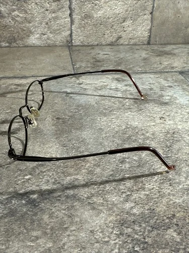 Marchon Disney D89 Kids Metal Shiny Brown Eyeglasses Frames 46-17-125 2
