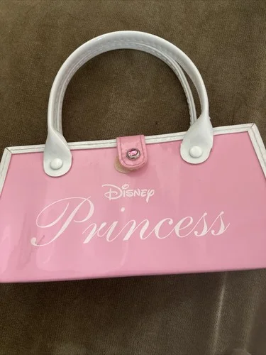 Marchon Disney Princess Pink Eyeglass Case Bag Mini Purse