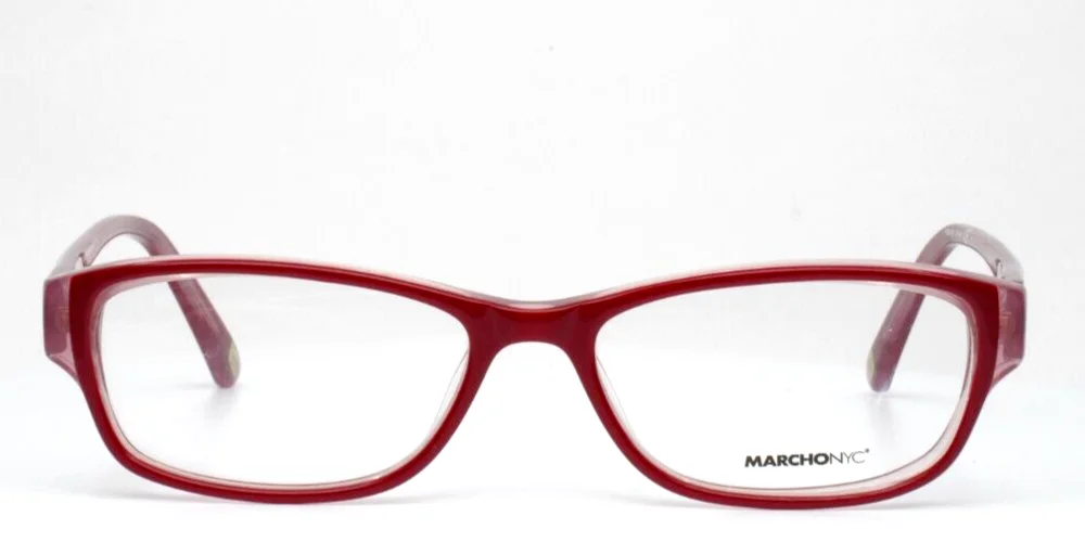 MARCHON Downtown Broadway 615 Pink Womens Rectangle Eyeglasses 51-16-135 B:30 2