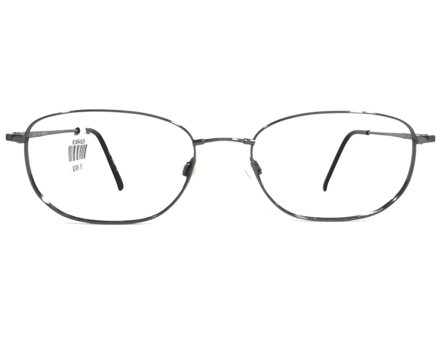 Marchon Eyeglasses Frames FLEXON 600 GUNMETAL Gray Round Full Rim 54-18-145 2