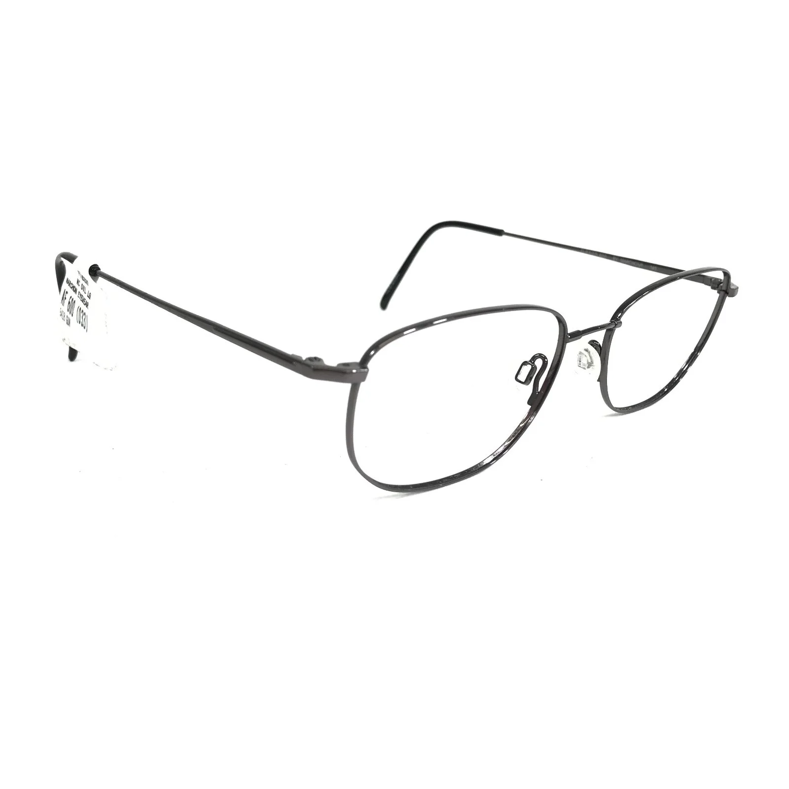 Marchon Eyeglasses Frames FLEXON 600 GUNMETAL Gray Round Full Rim 54-18-145 3
