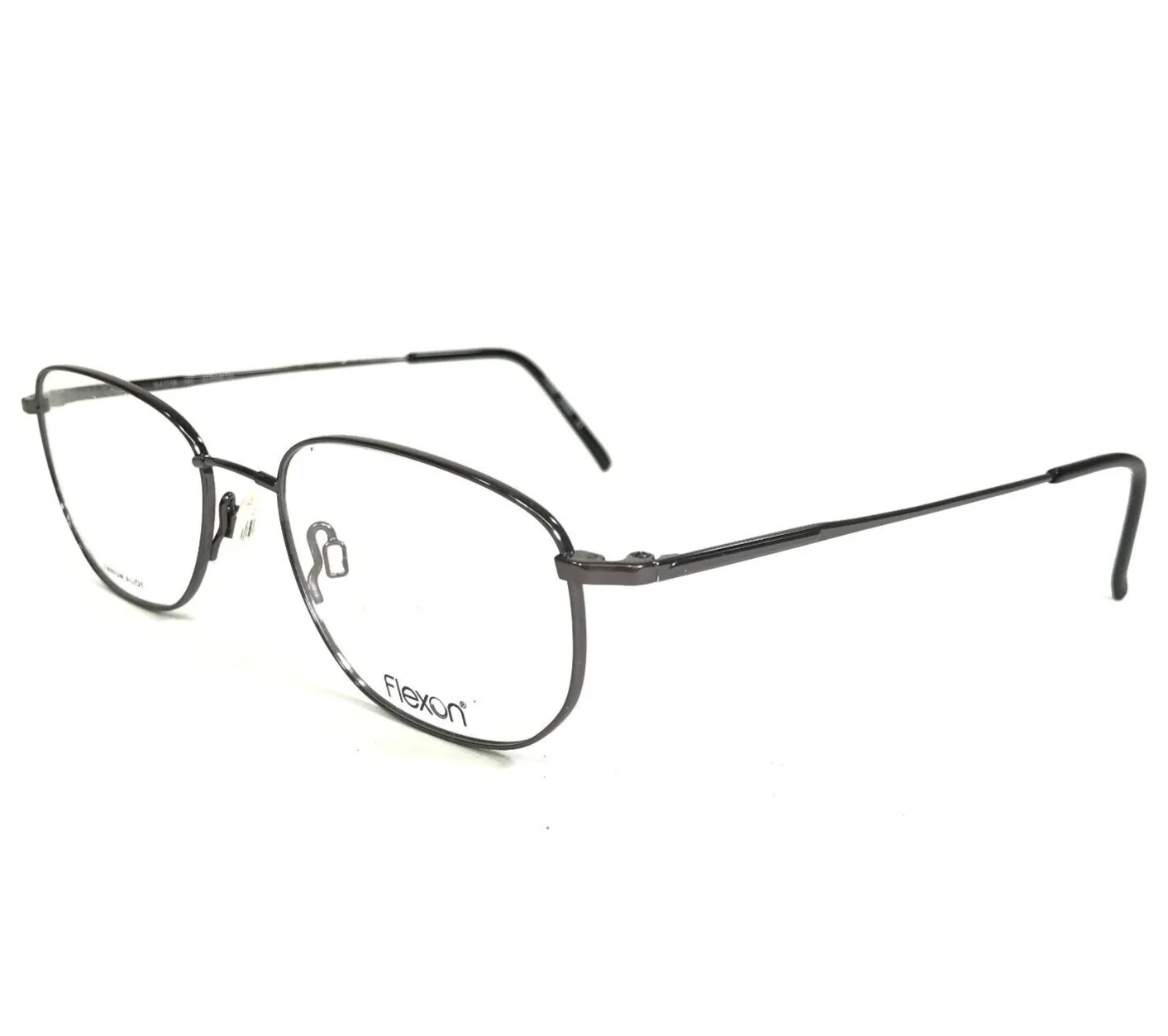 Marchon Eyeglasses Frames FLEXON 600 GUNMETAL Grey Rectangular 54-18-145 4