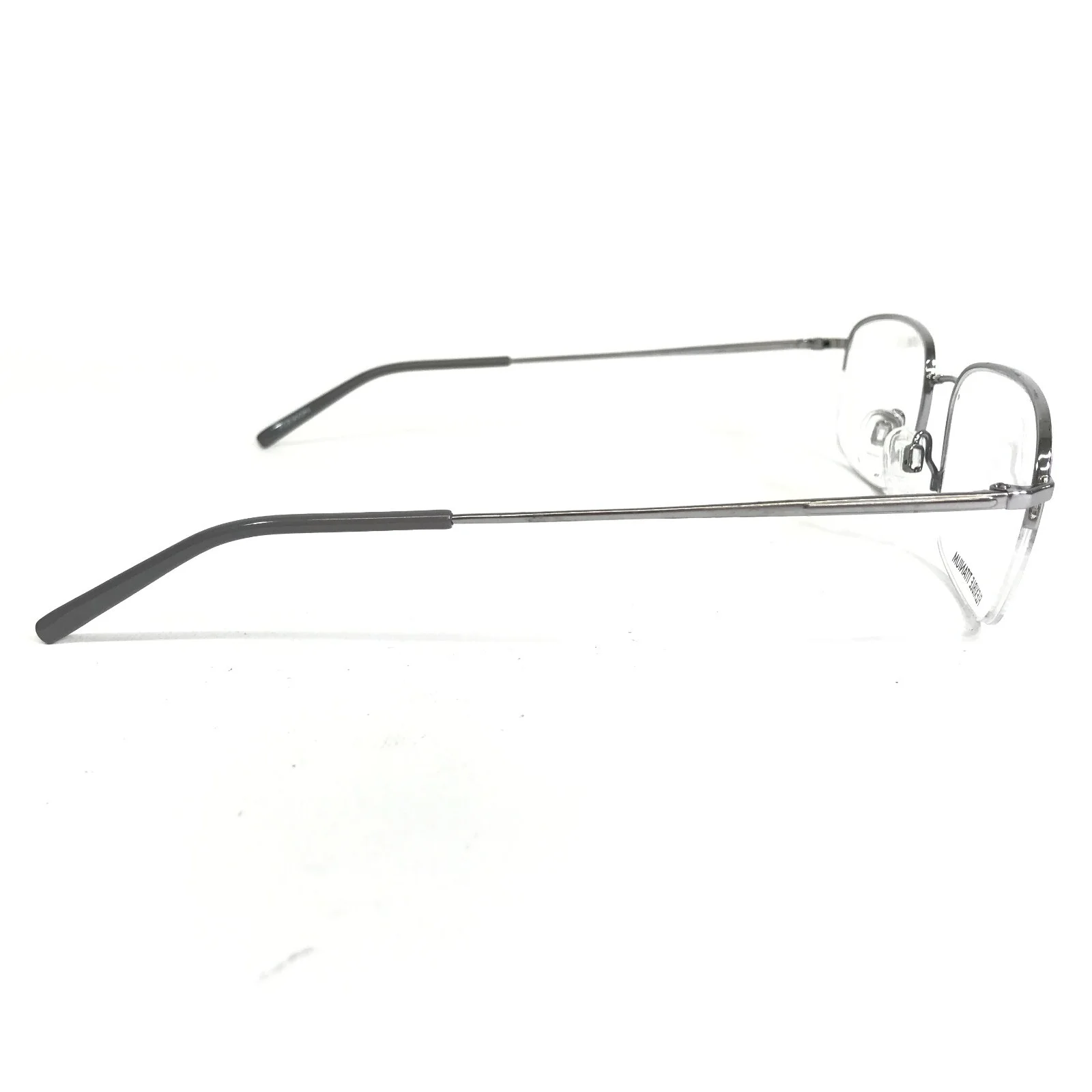 Marchon Eyeglasses Frames FLEXON 606 LT GUNMETAL Silver Rectangular 54-19-140 4