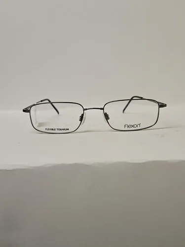 Marchon Eyeglasses Frames FLEXON 628 Gunmetal Gray Rectangular 51-18-140