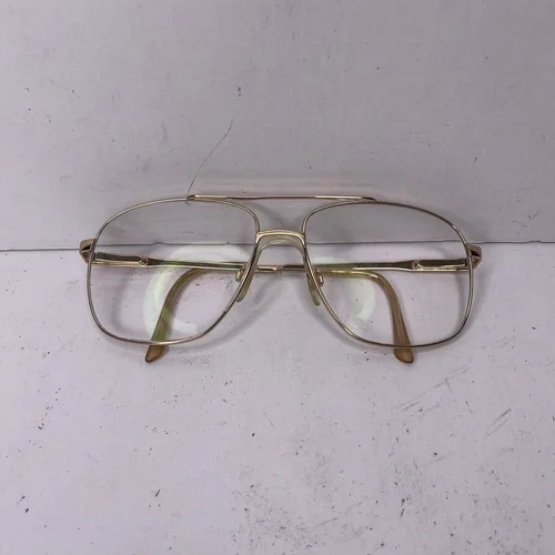 Marchon Jonathan Gold Aviator 145 GEP 60 16 *Frames Only Read Italy Eyeglasses