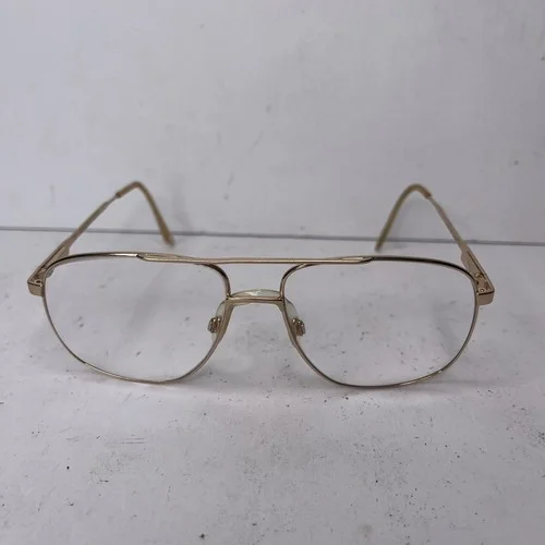 Marchon Jonathan Gold Aviator 145 GEP 60 16 *Frames Only Read Italy Eyeglasses 2