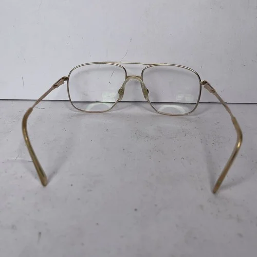 Marchon Jonathan Gold Aviator 145 GEP 60 16 *Frames Only Read Italy Eyeglasses 4