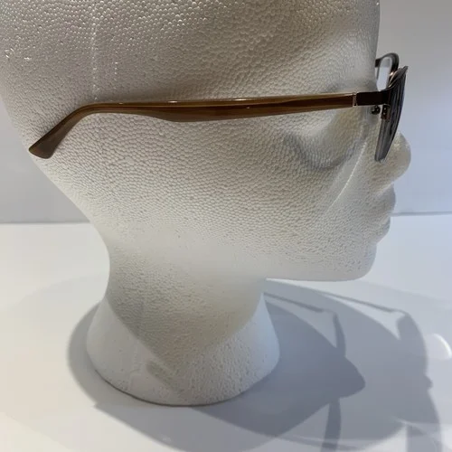 Marchon M-4008 210 Womens Eyeglass Frames 53[]17 135 Semi Rimless Dark Brown 2