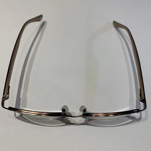 Marchon M-4008 210 Womens Eyeglass Frames 53[]17 135 Semi Rimless Dark Brown 4
