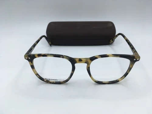 Marchon M-8504 Unisex Tokyo Tortoise Frame Demo Lens Square Eyeglasses 50MM