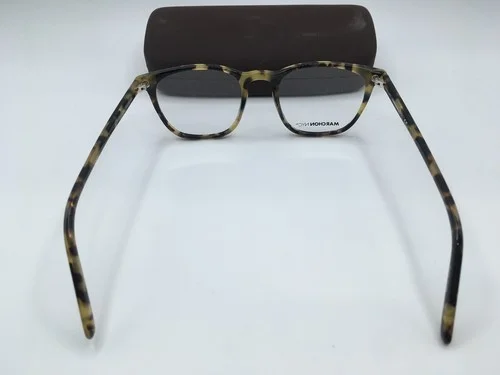 Marchon M-8504 Unisex Tokyo Tortoise Frame Demo Lens Square Eyeglasses 50MM 2