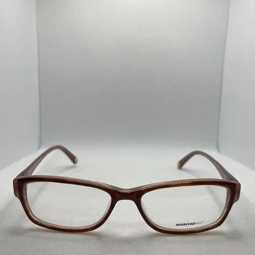 Marchon NYC 53/16 135 Broadway 210 Red /pink Eyeglass Frames Women L19