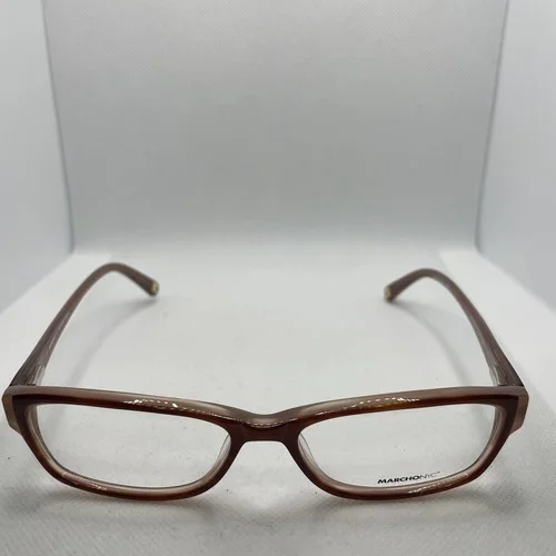 Marchon NYC 53/16 135 Broadway 210 Red /pink Eyeglass Frames Women L19 2