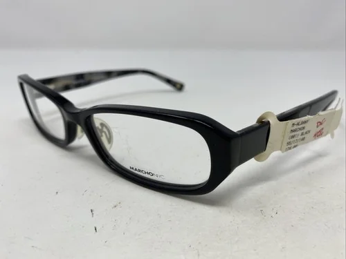 Marchon NYC Downtown Albany 001 55-17-140 Black Full Rim Eyeglasses Frame I430 2